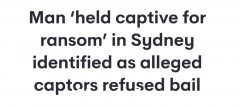 悉尼亚裔男子被6名绑匪挟持受虐近一周！涉案嫌疑人全部落网（合影）