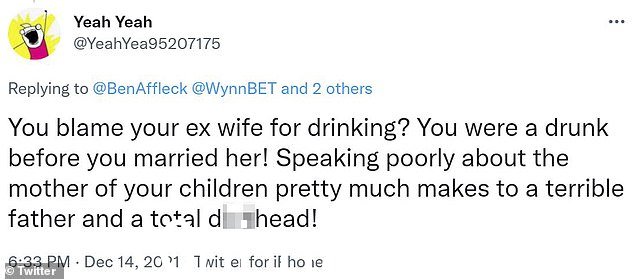 广泛的愤怒:社交媒体用户在似乎误解了他的评论后也猛烈抨击了 Affleck