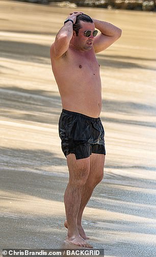 Sunny: Joe made the most of the Caribbean sunshine