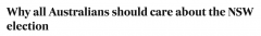 意见：新南威尔士州竞选活动拉开帷幕。如果工党获胜，澳大利亚将陷入困境（照片）