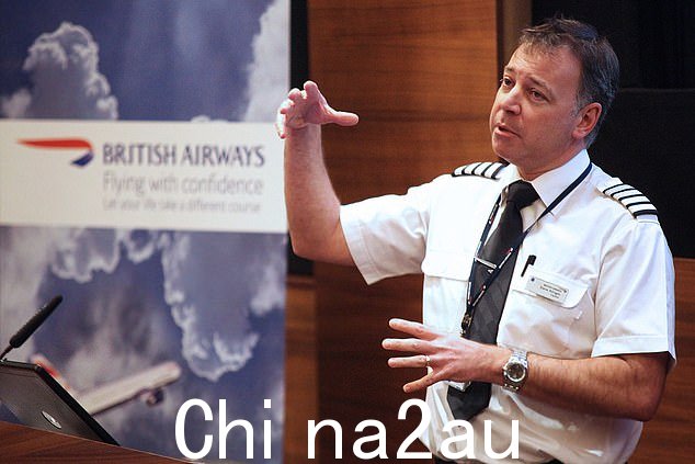 机长 Steve Allright 为紧张的飞行员开设英国航空公司的自信飞行课程