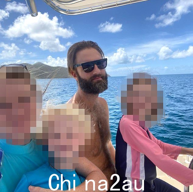 Graham Stanton(与家人合影)在他的 40 英尺机动巡洋舰和一艘较小的摩托艇在英属维尔京群岛相撞后被指控离开现场