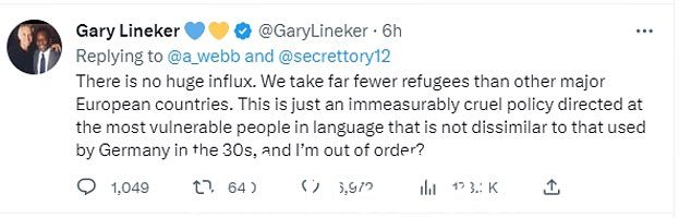 Lineker 的推文开启了整个传奇,导致 BBC 在公司决定将 MOTD 主持人停播后员工罢工