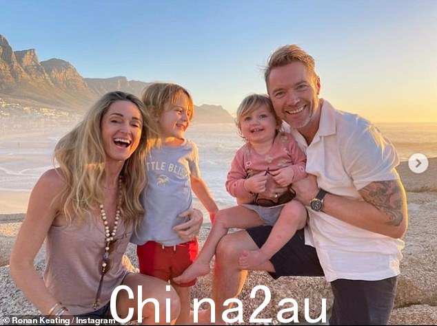 致敬:Ronan Keating 向他的妻子 Storm 和他的两个孩子 Cooper 和 Coco 的母亲致敬