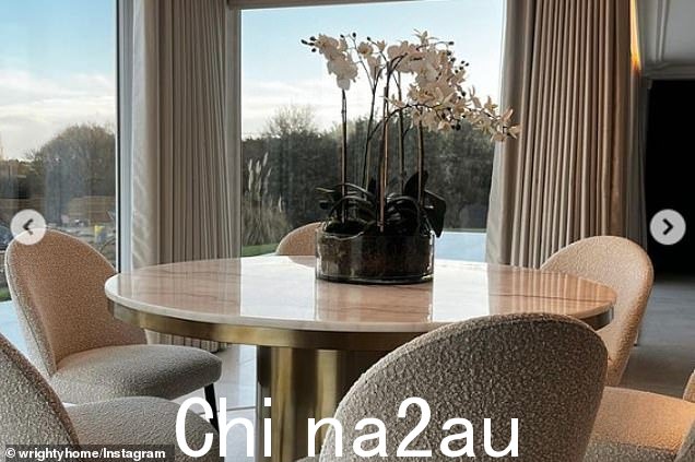 奢华:TOWIE 明星和女演员于去年 10 月搬进了他们令人惊叹的家,并一直在记录他们的装修