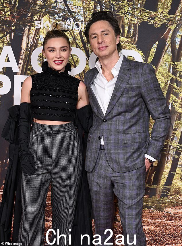 友好的前任:Braff 和 Pugh 约会了三年,从 2019 年到 2022 年的某个时候