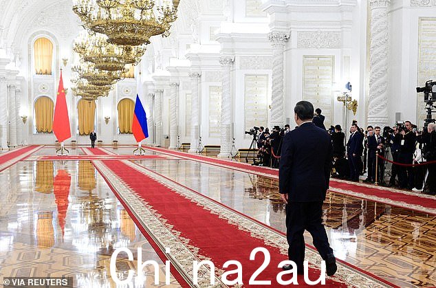 在m的第二天会上,普京告诉习近平,莫斯科准备帮助中国企业取代因乌克兰冲突而离开俄罗斯的西方公司