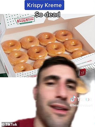 他补充说,仅仅通过看 Krispy Kreme 甜甜圈或 Peeps,这位女演员就会被‘扁平化’