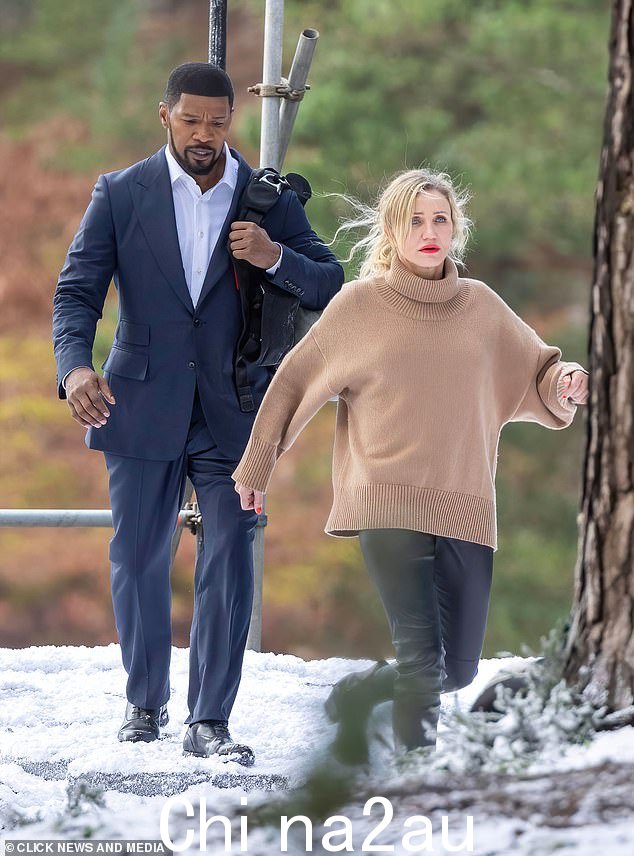 重返赛场:Jamie Foxx 首次被发现参加 Back In Action,因为据报道他在片场“崩溃”,导致四人被解雇” class=