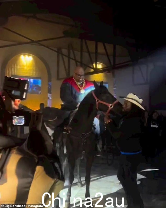 哎呀:CeeLo Green 试图骑着他喜欢的马在城里转转,但上面写着'忘记你'