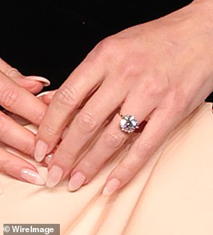 Chris Arakel of The Diamond Bank in Los Angeles told DailyMail.com the diamond is between five and seven carats. 'The price could possibly be around $500,000'