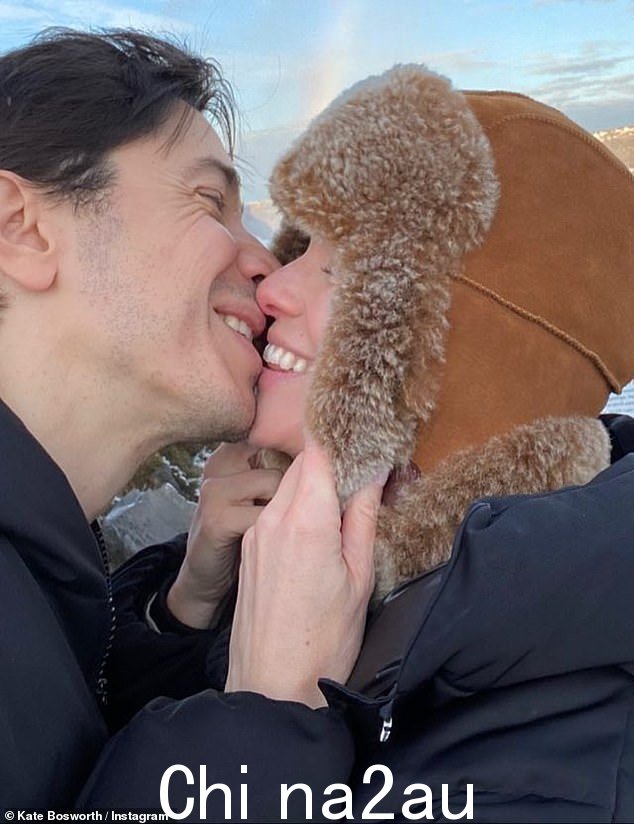 XOXO: The insider added that 40-year-old Kate has been 'showing off her engagement ring and is on cloud nine'