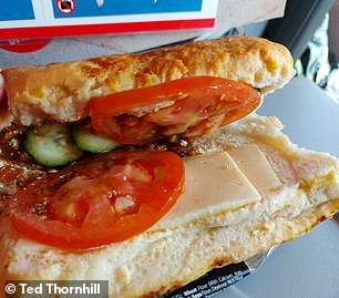 Ted's cheese ploughman's cost £5.09