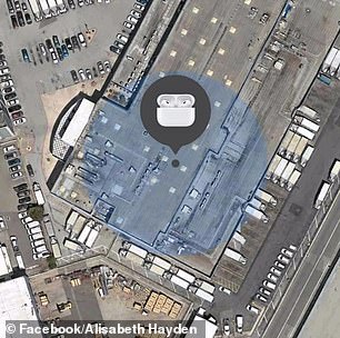 Hayden 一直在跟踪 airpods,最终发现它们在联合航空公司员工的家中