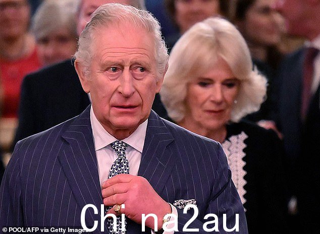 英国国王查理三世和英国王后卡米拉在伦敦白金汉宫举办一年一度的英联邦日招待会