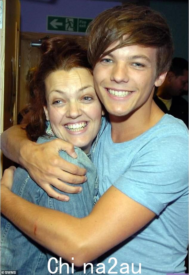 Love: Louis 2014 年与他已故妈妈的合照