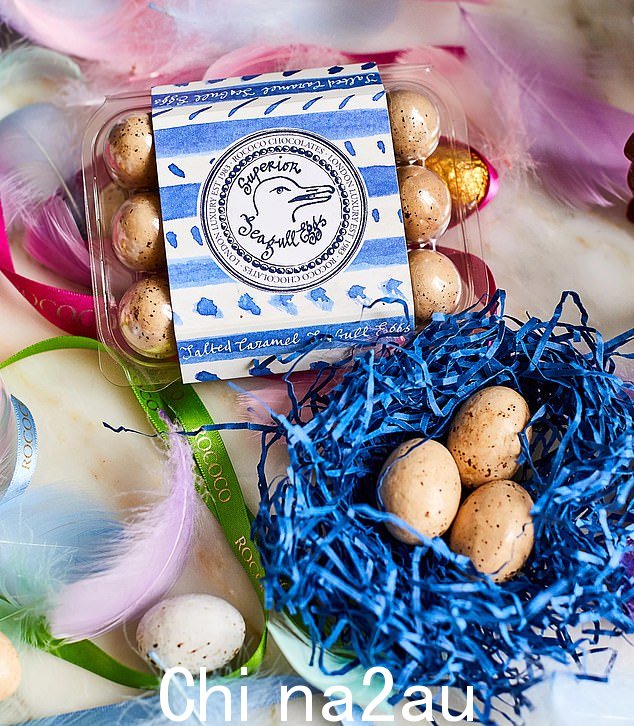 Rococo Chocolates Salted Caramel Superior Seagull Eggs Crate (£12.95 for 145g, rococochocolates.com OR £9.50 at harveynichols.com)