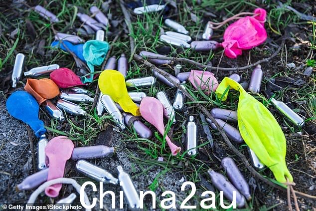 政府将禁止销售通常用作聚会药物的“笑气”或一氧化二氮(文件图片)