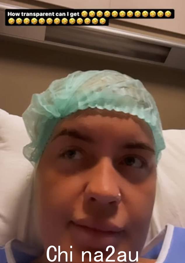 健康:简说她知道这不是最迷人的照片,但她想对她的追随者完全透明