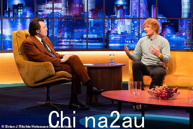 悲伤:在与 Jonathan Ross 聊天的其他地方,Ed 在讨论失去 Jamal 时讲述了'悲伤是一件孤独的事情'