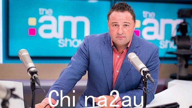 电台联合主持人 DUncan Garner(如图)和 Tova O'Brien 无法掩饰他们的不满,因为他们在直播中被告知他们的网络将立即关闭