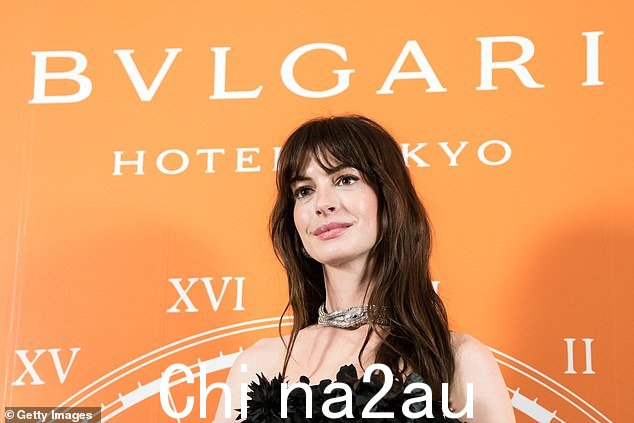 美丽:她用完美无瑕的彩妆,包括灰色烟熏眼妆和粉红色唇膏