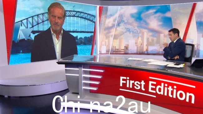 Mark Bouris 在澳大利亚天空新闻第一版中与 Peter Stefanovic 就暂停加息问题进行了交谈。图片:已提供。