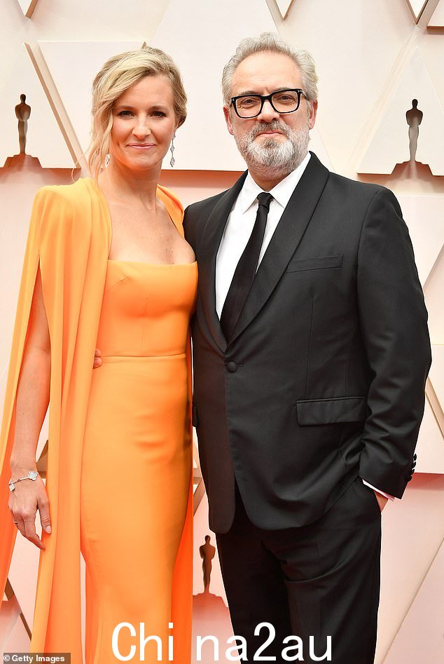 Alison Balsom 和电影制作人 Sam Mendes 出席 2020 年 2 月 9 日在好莱坞和高地举行的第 92 届奥斯卡颁奖典礼