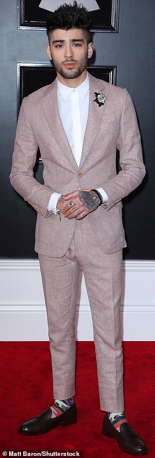 Dapper Dan:Zayn 在 2018 年参加格莱美颁奖典礼红毯