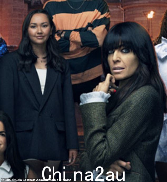 快乐的日子:她很高兴收到主持人 Claudia Winkleman 的手写信