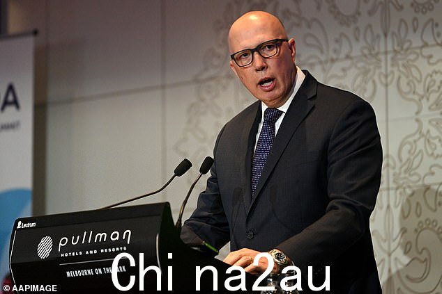 Dutton 先生说他认为 Voice 将分裂澳大利亚,并且不会以目前的形式支持它