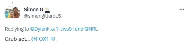 NRl 支持者在 Twitter 上抨击英国人在耶稣受难日的'grub 行为'
