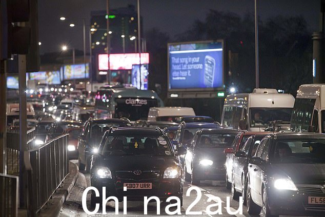 A4 Hammersmith 立交桥沿线交通繁忙,已被确定为英国最慢的 A 级公路之一
