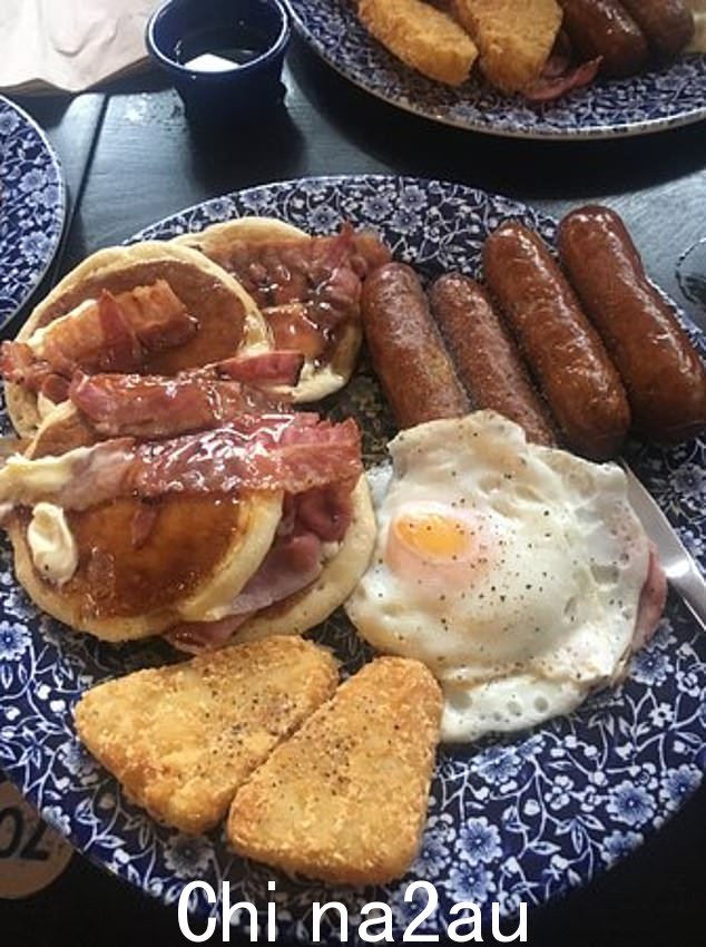Wetherspoon 的美式早餐是审核中热量最高的早餐之一。它含有 1,357 卡路里