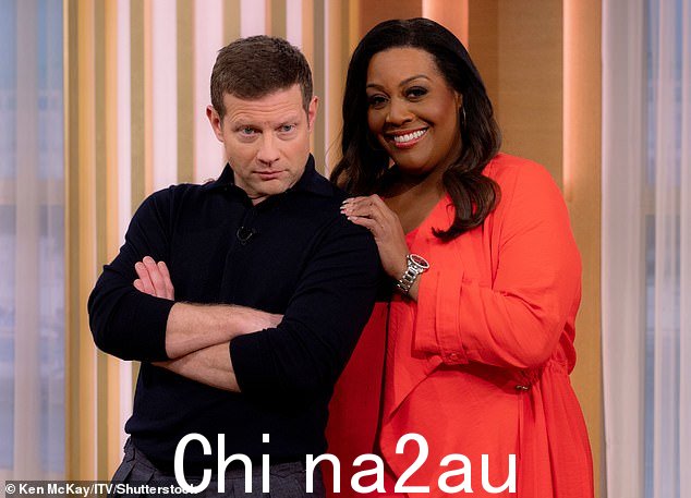 休息时间:今天早上已经为复活节假期调整了他们的主持人阵容,因为 Alison Hammond 和 Dermot O¿Leary 已经被替换 - 在上周主持节目之后