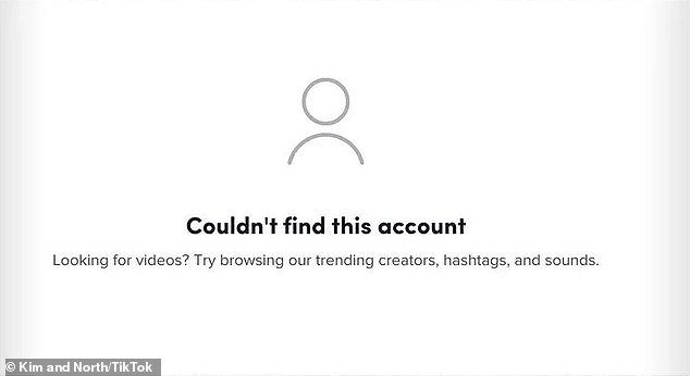 @kimandnorth TikTok 帐户的粉丝们对上周四暂时关闭感到震惊,TMZ 报道说:'North 最近对将她的创造力集中在其他领域更感兴趣正在暂停抖音'