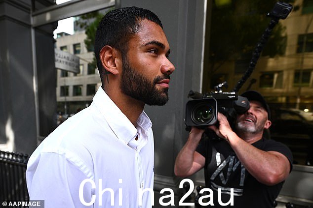 这位 23 岁的男子于 2 月出现在墨尔本地方法院