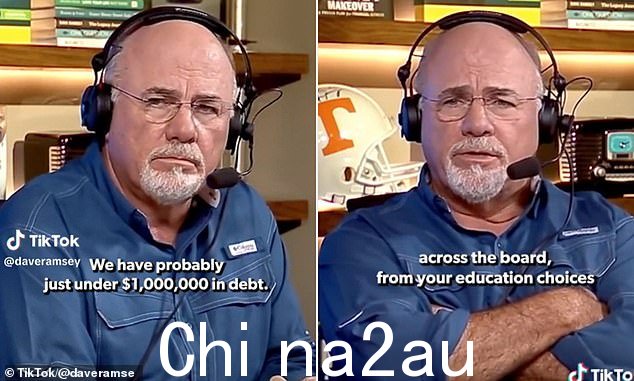 Dave Ramsey 惊恐地听着一个女人说她和丈夫欠下了近 100 万美元的债务