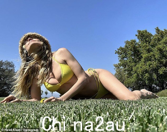太阳崇拜者:海蒂·克鲁姆 (Heidi Klum) 周日再次参与其中,因为她在阳光普照的度假胜地掀起风暴