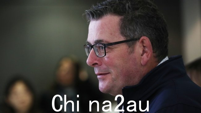 维多利亚州州长丹尼尔安德鲁斯被指控对不当行为负最终责任,佩苏托先生说他的工作人员正在“推动”公务员采取不当行为。图片:David Crosling