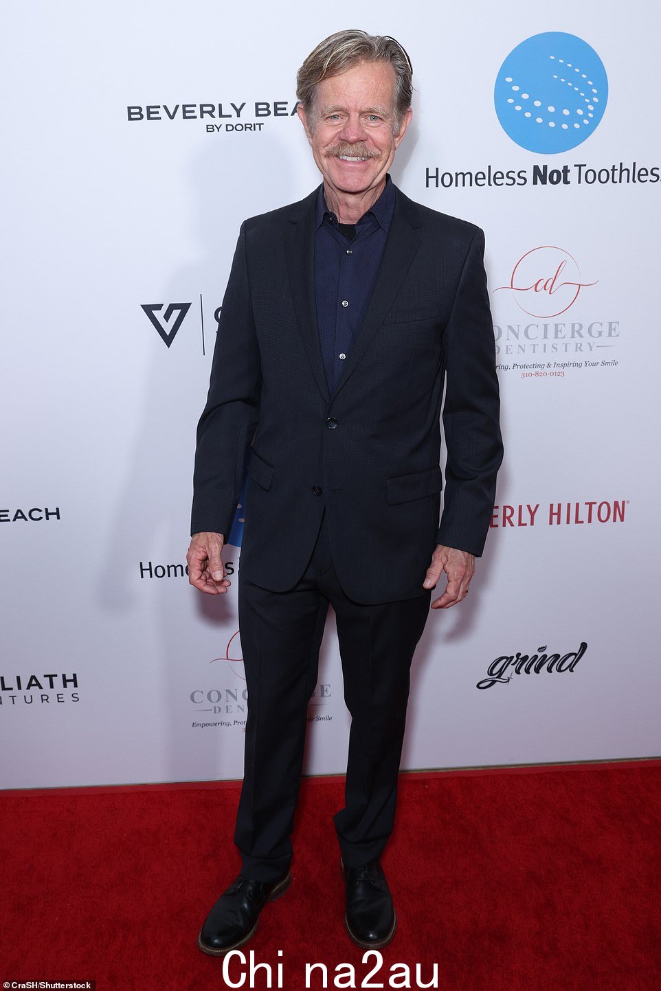 William H. Macy(如图)和他的妻子 Felicity Huffman 被列为慈善组织的大使