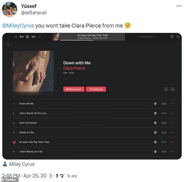 失望:在皮尔斯的歌曲从帐户中删除之前,许多人感到失望的是他们没有机会听