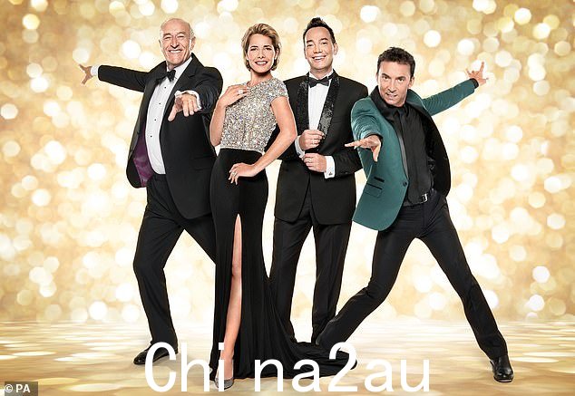 继续跳舞:Craig 将 Len 描述为他的'华丽同事'和'亲爱的朋友'(图为 L-R Len、Darcey Bussell、Craig 和 Bruno Tonioli)