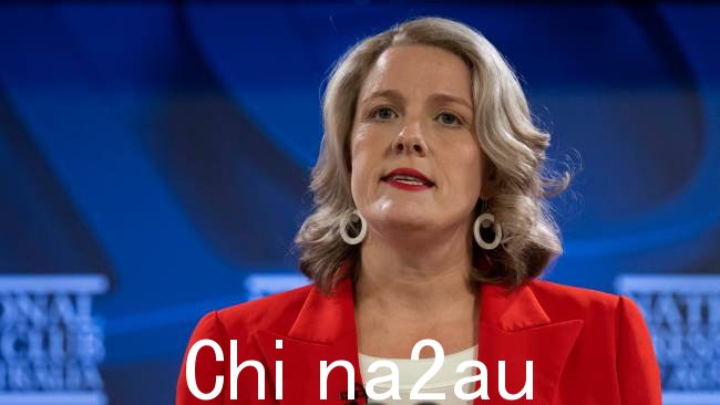 Clare O'Neil 周四在全国新闻俱乐部就澳大利亚移民系统所需的改革发表讲话。图片:NCA NewsWire / Martin Ollman