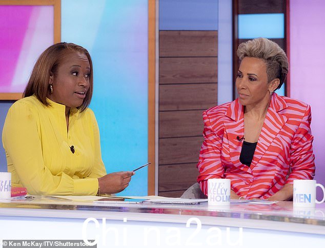诚实:Kelly Holmes 在周四的 Loose Women 节目中坦率地详细描述了她与围绝经期的斗争