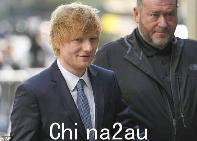 Ed Sheeran 抵达曼哈顿联邦法院进行针对他的版权审判的第二天