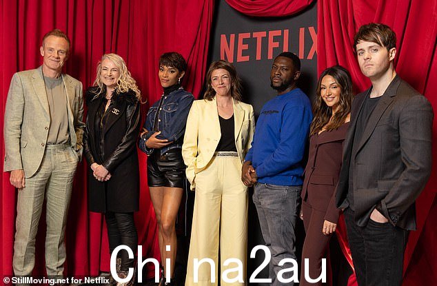 阵容:Alistair Petrie、Sam McAlister、Yasmin、Claudia Harrison、RAPMAN、Michelle Keegan 和 Joey Batey 出席了 Netflix 活动