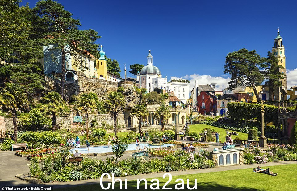 'Quirky' 和 'magical' 是访问者用来描述排名第四的 Portmeirion(上图)的词