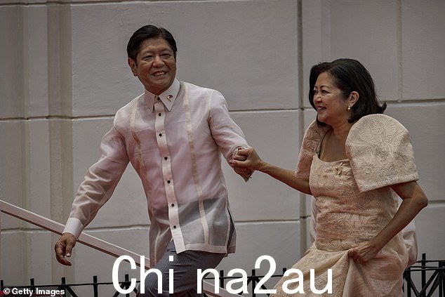 Ferdinand 'Bongbong' Marcos Jr. 总统和第一夫人 Liza 去年 6 月在马尼拉