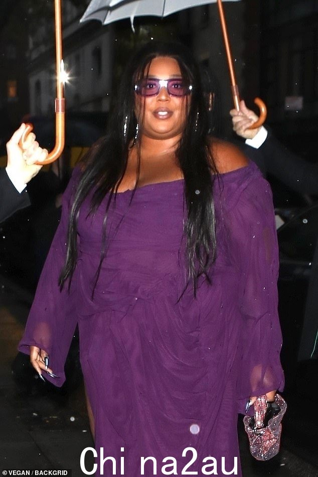 不为所动:Lizzo 的出现是在她安排了周末的年度筹款活动之后,列出了从缺乏座位到提供的酒量等各种抱怨